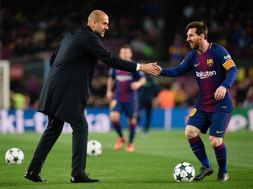 瓜帅感慨执教幸运:梅西等天才球员让我更轻松 瓜迪奥拉一向以严谨的战术纪律和创新的足球